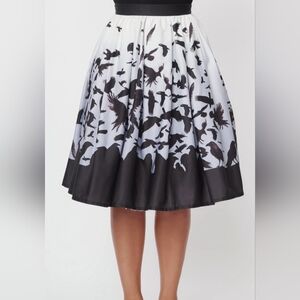 Unique Vintage (brand) x The Birds Skirt